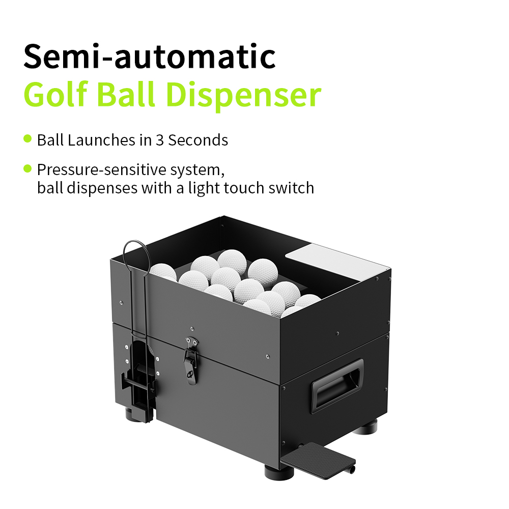 Iron Golf Teeing Machine Semi- - Golf Equipment Logos recension och pris