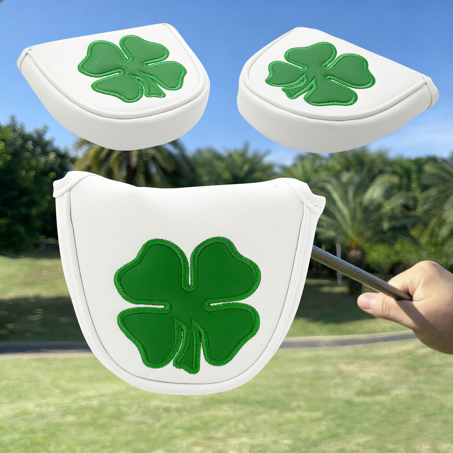 1pc Putter Head Cover, 'Clover - Golf Equipment Nearby recension och pris