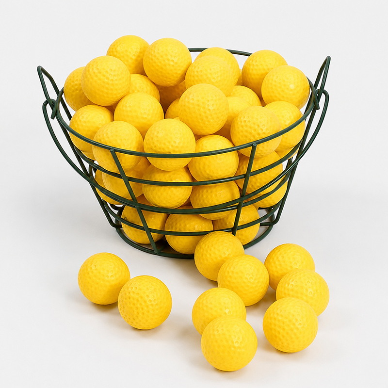 6/12PCS Yellow PU Golf Practic - Practice Equipment For Golf recension och pris