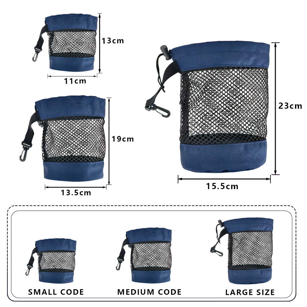 Golf Ball Mesh Drawstring Pouc - Golf Equipment Drawing recension och pris